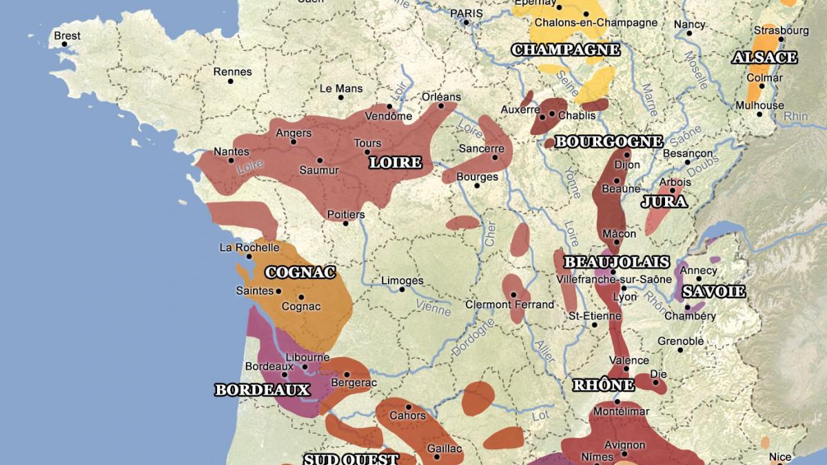 Sommelix carte des vins france